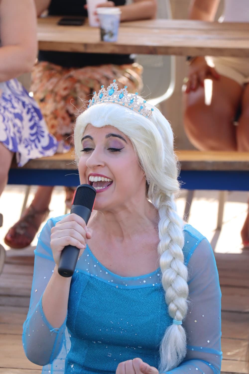 Grupo de princesas caracterizadas